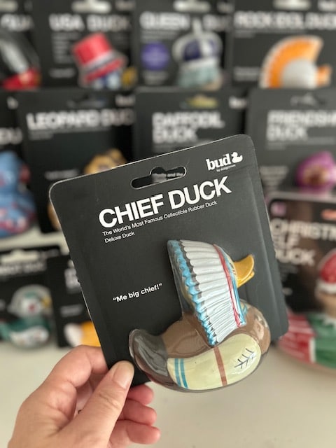 BUD Deluxe Chief Rubber Duck