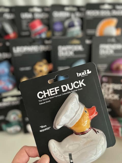 BUD Deluxe Chef Rubber Duck