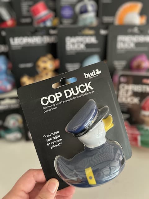 BUD Deluxe Cop Rubber Duck