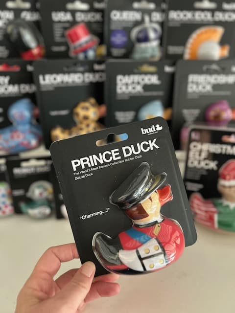 Bud Deluxe Prince Rubber Duck