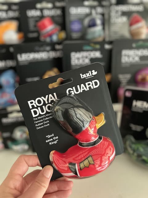 BUD Deluxe Royal Guard Rubber Duck