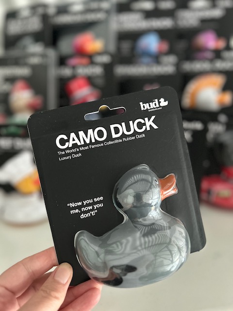 BUD Luxury Camo in Grey Rubber Duck