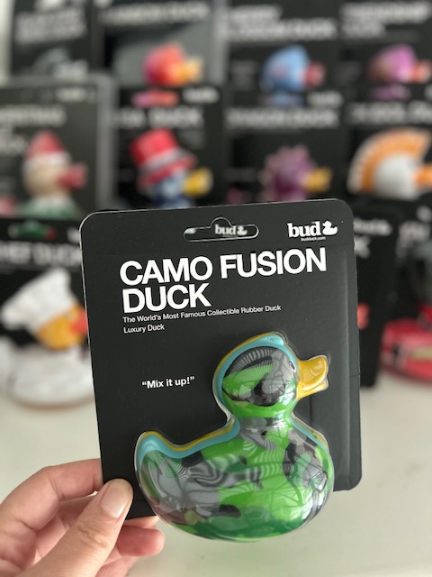 BUD Luxury Camo Fusion Rubber Duck