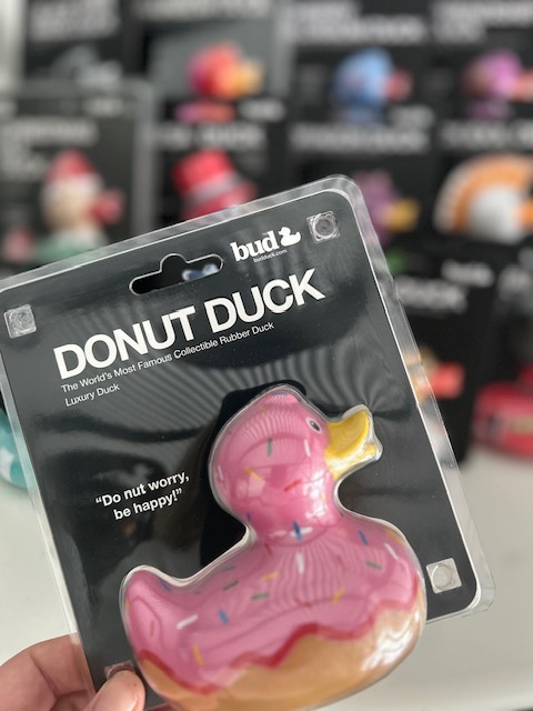 BUD Luxury Donut Rubber Duck