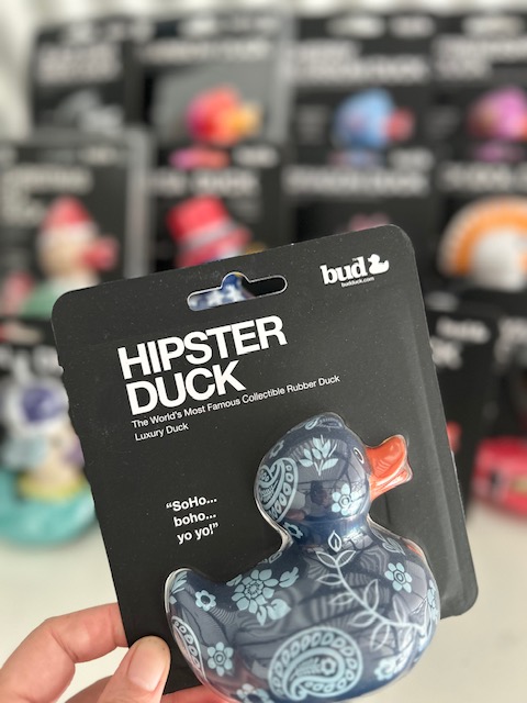 BUD Luxury Hipster Rubber Duck