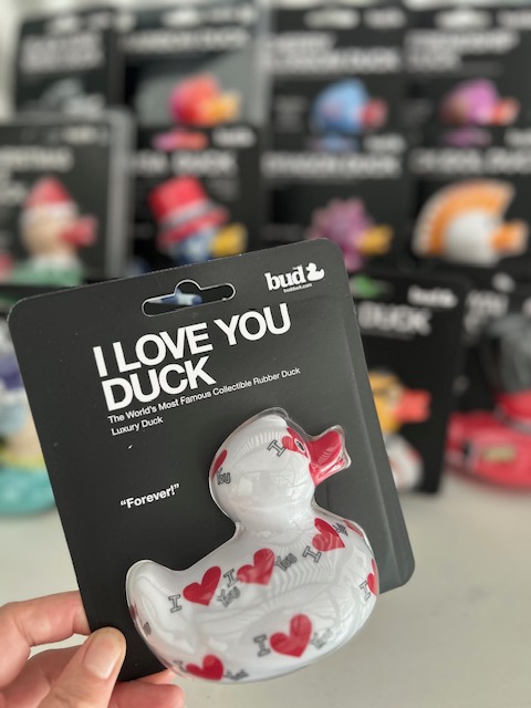 Bud Luxury I Love You Rubber Duck