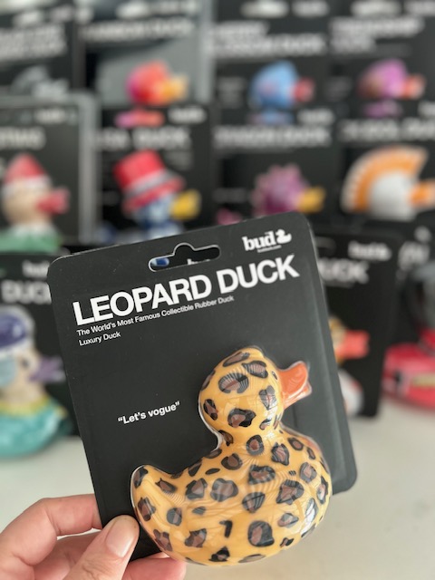 BUD Luxury Leopard Rubber Duck