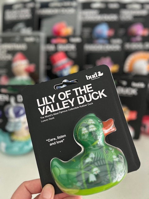 BUD Luxury Lily of the Valley Rubber Duck