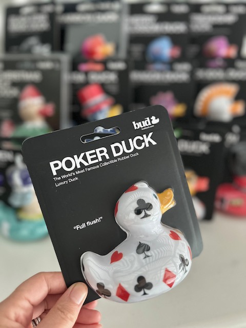 BUD Luxury Poker Rubber Duck