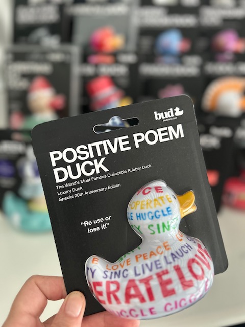 BUD Luxury Positive Poem Rubber Duck