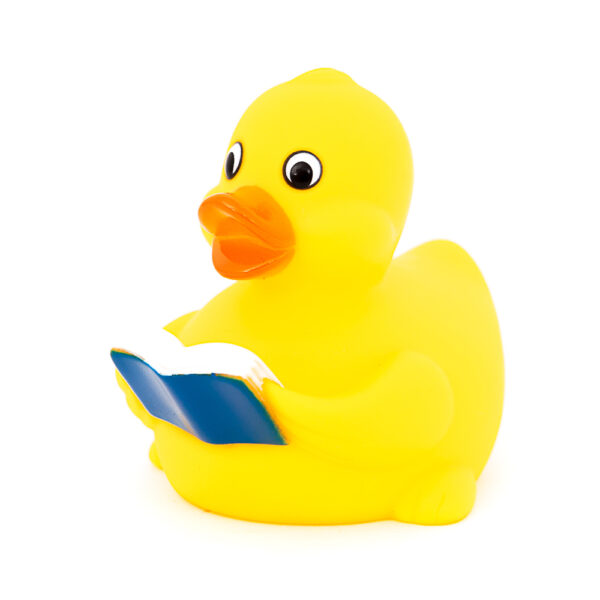 Bookworm Rubber Duck
