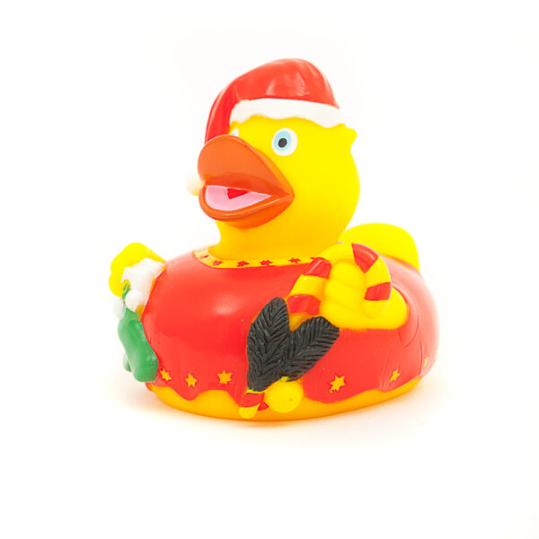Christmas Rubber Duck with Stocking