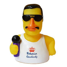 CelebriDucks Bohemian Quacksody Rubber Duck