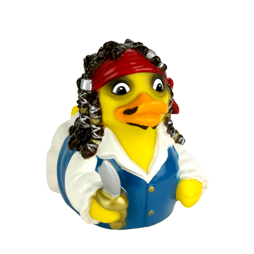 CelebriDucks Captain Quack Mallard Rubber Duck