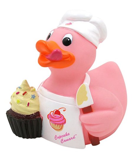 CelebriDucks Cupcake Canard Rubber Duck