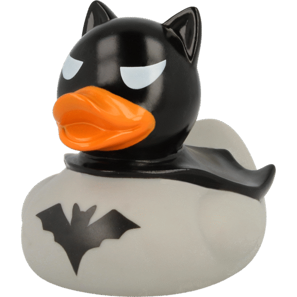 Dark Duck Grey Rubber Duck