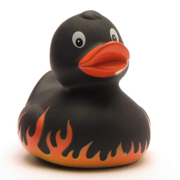 Flames Rubber Duck