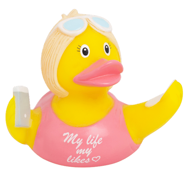 Girl Influencer Rubber Duck