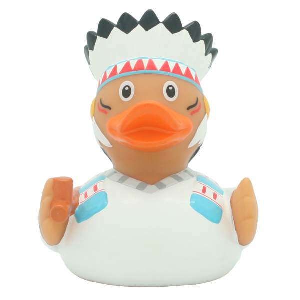 Native American Chief Rubber Duck