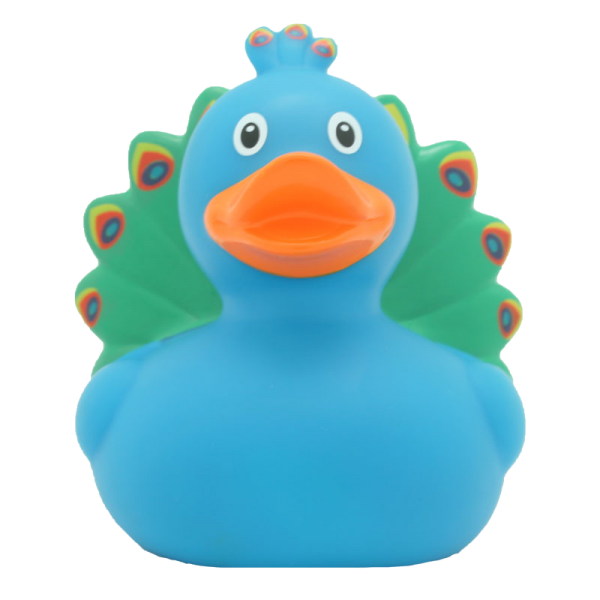 Peacock Rubber Duck