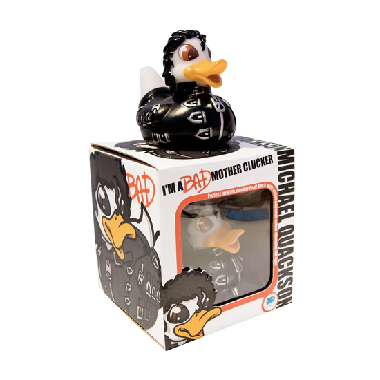 Glow in the Duck Michael Quackson Duck Rubber Duck