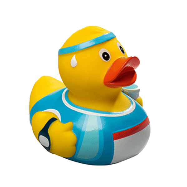 Marathon Runner Rubber Duck