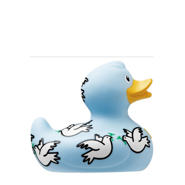 BUD Mini Luxury Love Dove Rubber Duck