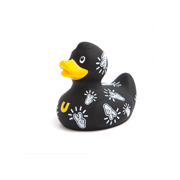 BUD Mini Luxury Pop Peace Rubber Duck