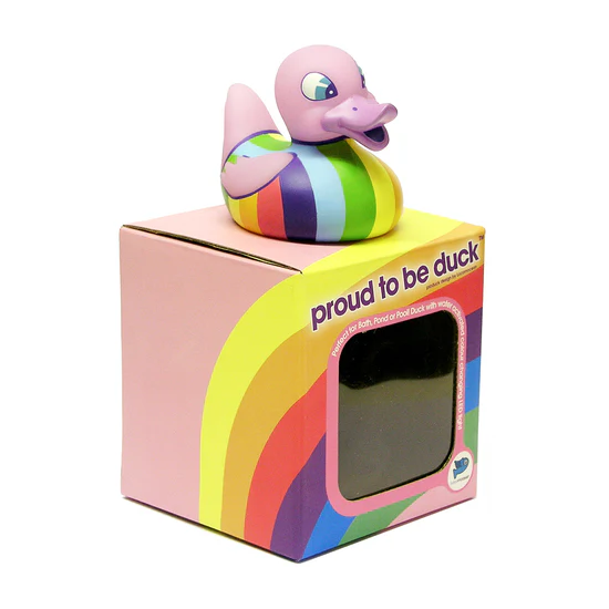 Glow in the Duck Proud Duck Rubber Duck