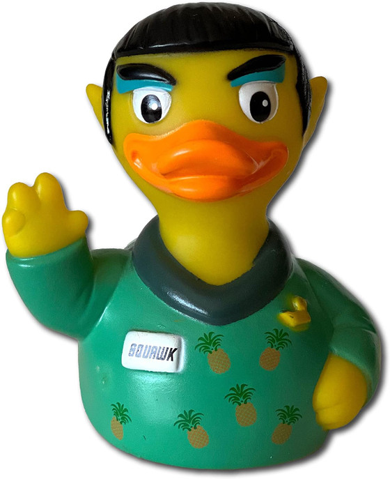CelebriDucks Tropical Squawk Rubber Duck