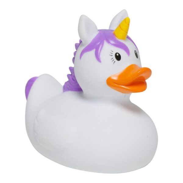 White Unicorn Rubber Duck