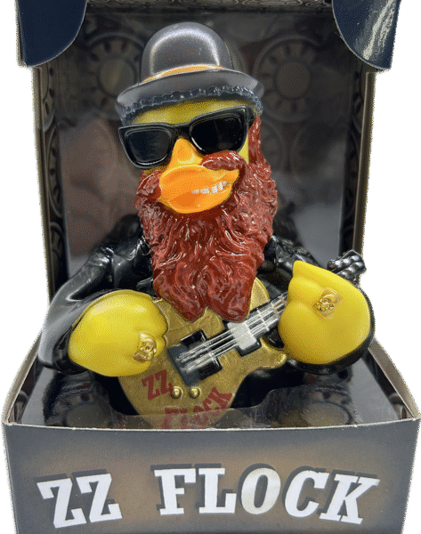 CelebriDucks ZZ Flock Rubber Duck
