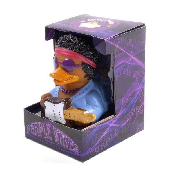 CelebriDucks Purple Waves Rubber Duck