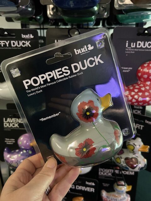 BUD Luxury Poppies Rubber Duck