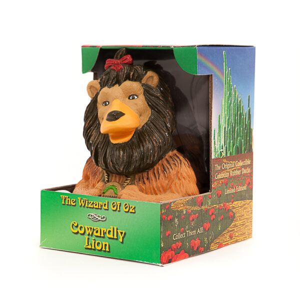 CelebriDucks Wizard of Oz Cowardly Lion Rubber Duck