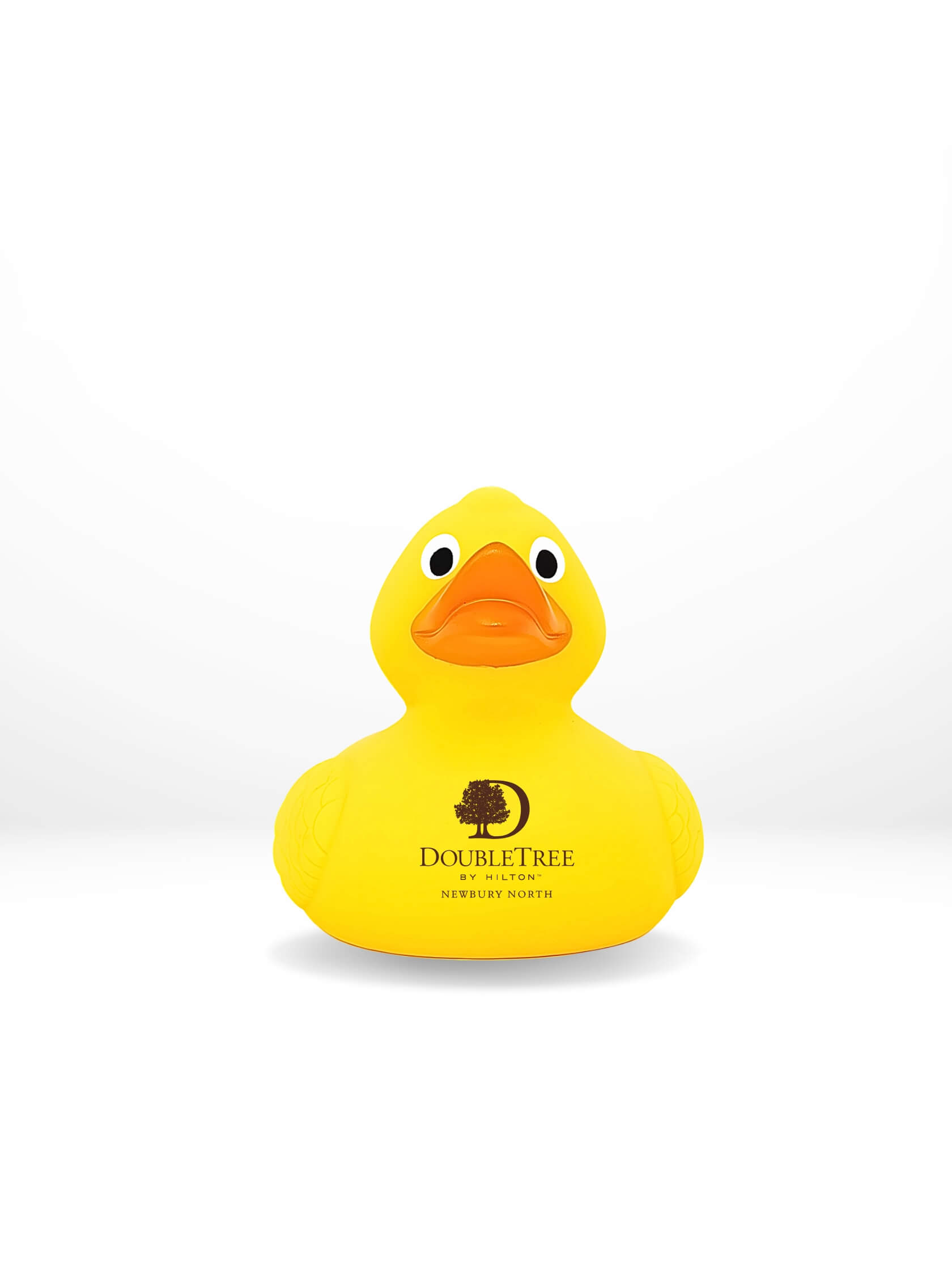 Personalised rubber duck example for hotels