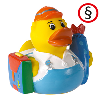School Starter Boy Rubber Duck