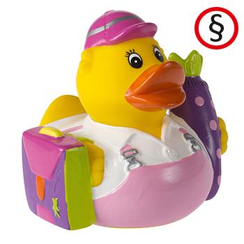 School Starter Girl Rubber Duck