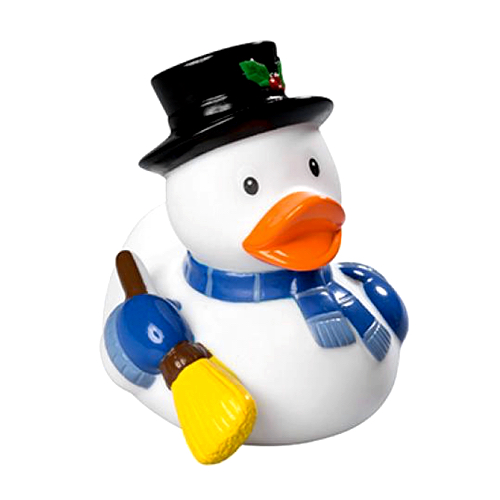 Snowman Rubber Duck