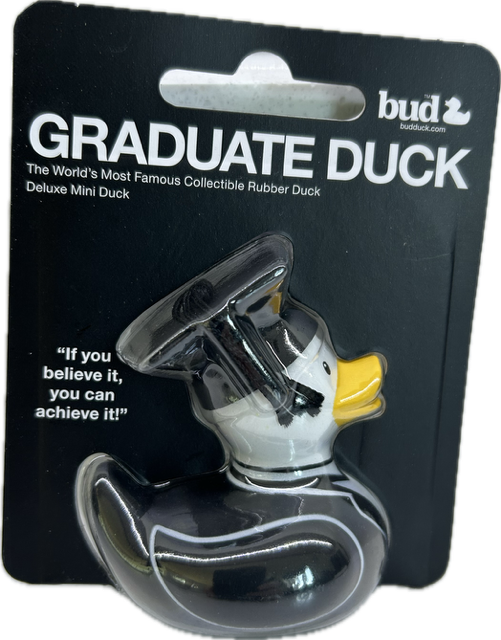 BUD Mini Deluxe Graduate Rubber Duck
