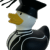 BUD Mini Deluxe Graduate Rubber Duck