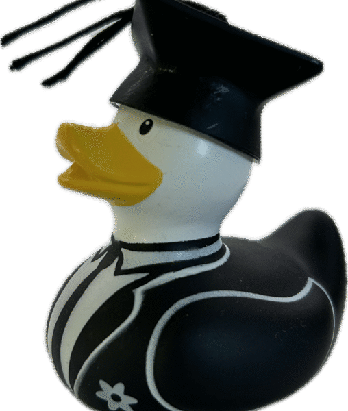BUD Mini Deluxe Graduate Rubber Duck