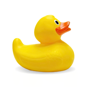 Weighted Yellow 12CM Rubber Duck Side
