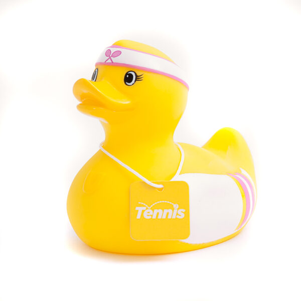 BUD Deluxe Tennis Rubber Duck
