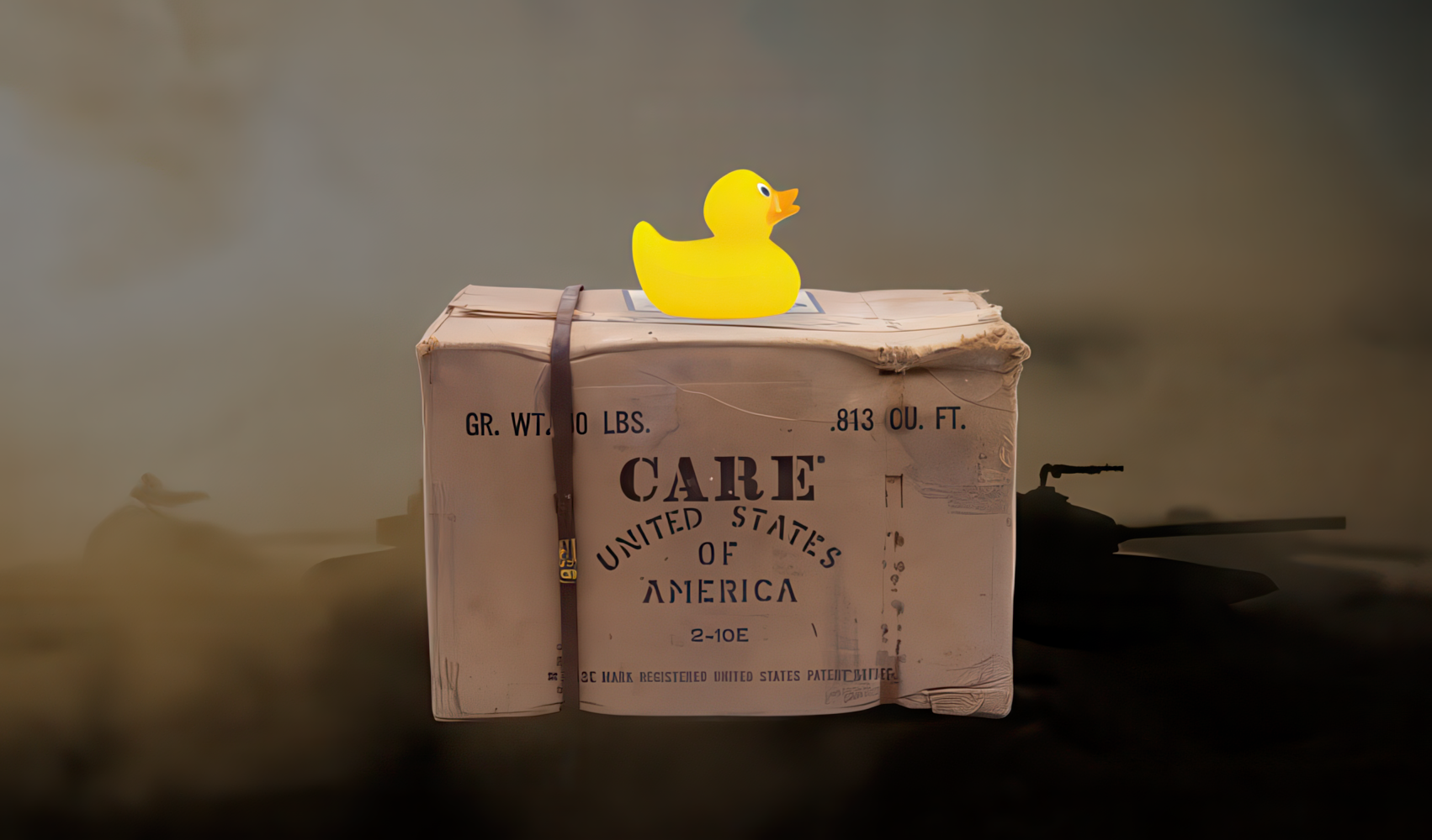 Wartime Rubber Duck Care Package