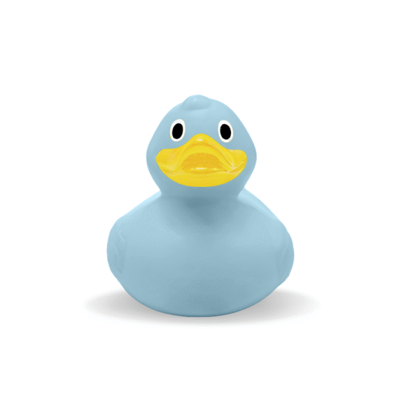 Luxury Baby Blue Rubber Duck – Special Edition Squeaky Duck – 8CM
