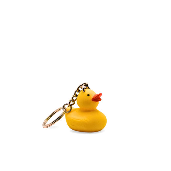 3cm Ultra Mini Rubber Duck Keyring – yellow