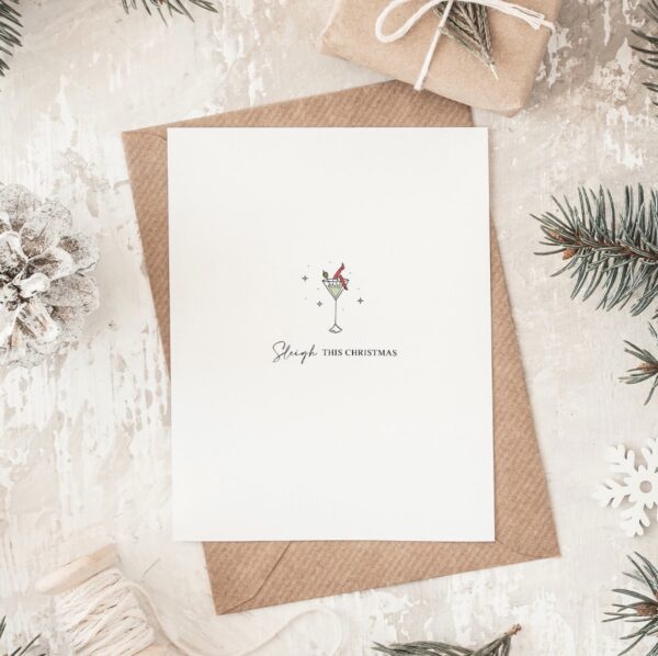 Christmas Card – ‘Sleigh This Christmas’ Christmas Card – ‘Sleigh This Christmas’